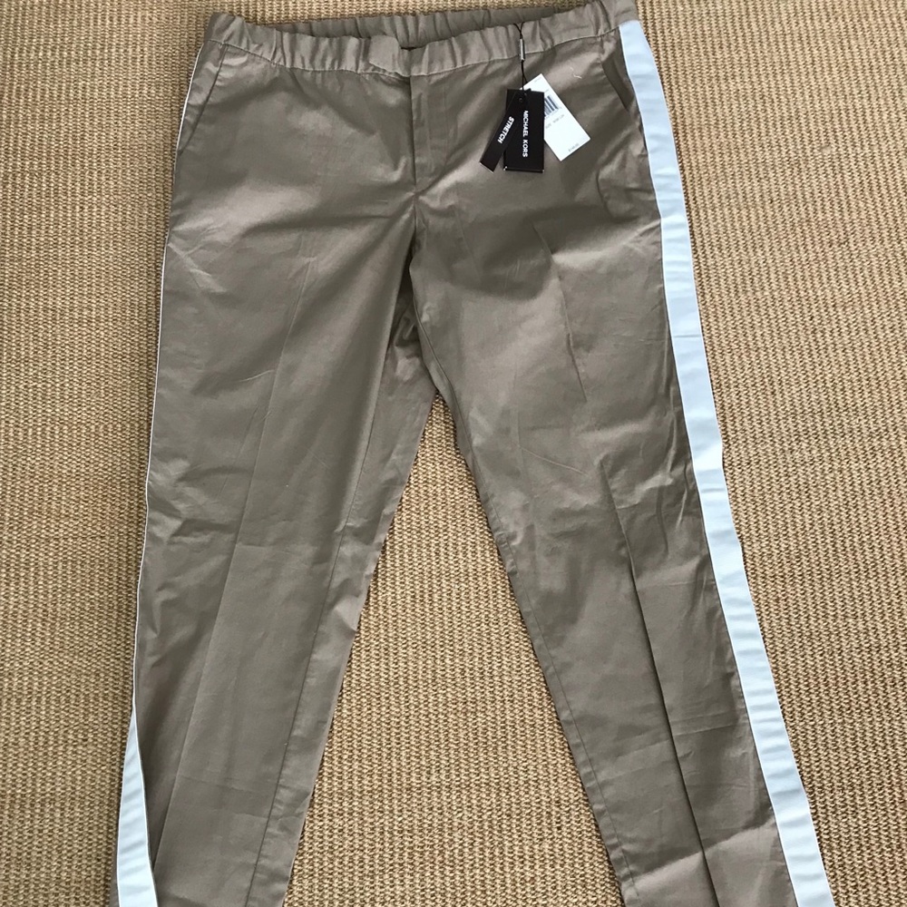 Michael Kors side stripe chino-no flaws , stains